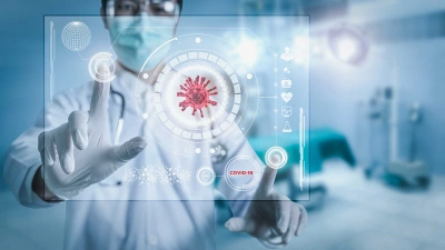 Ilustracja wydarzenia: "Nowe technologie w walce z COVID-19", wydarzenie w ramach cyklu "Śląskie a pandemia"
